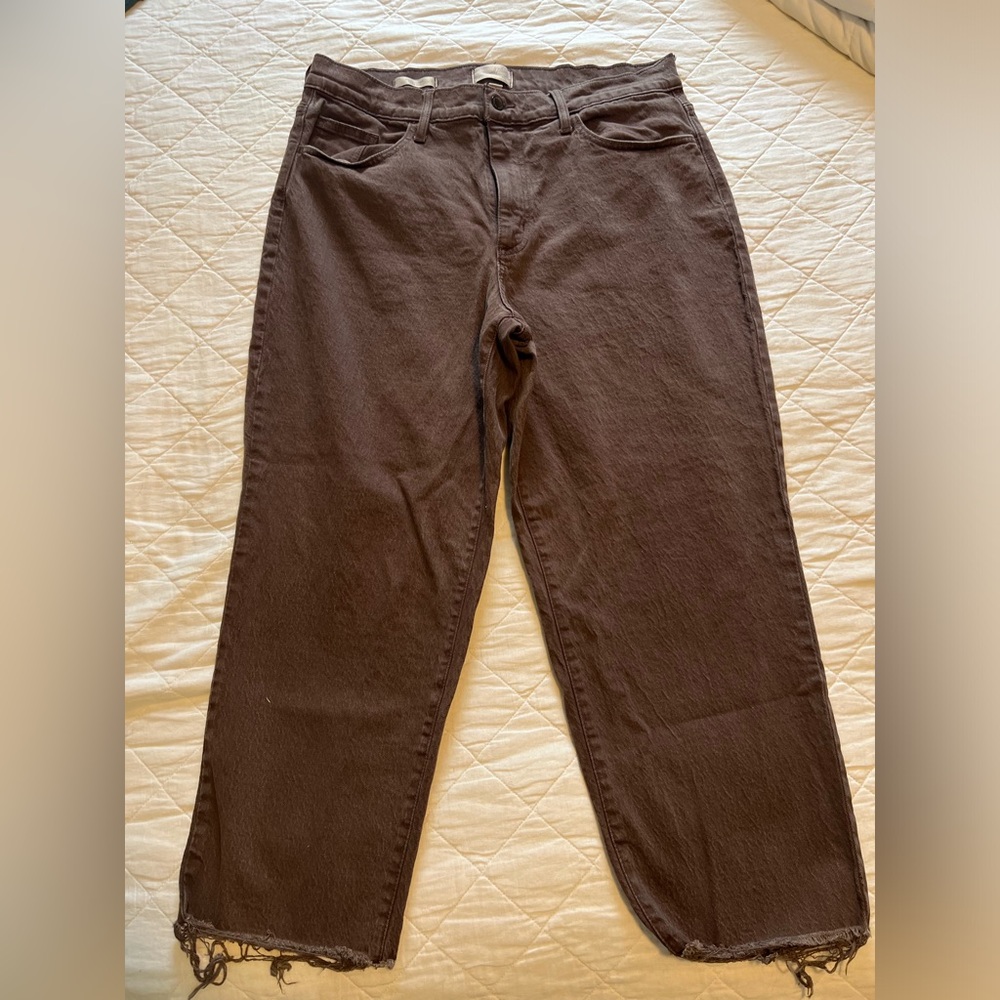 Target Women's Straight Leg Jeans - Brown